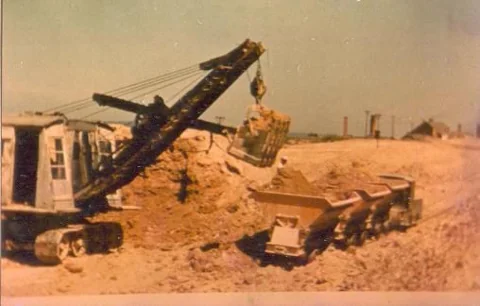 Continental brickmaking — historic clay excavation