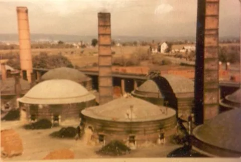 Continental brickmaking — historic kiln yard