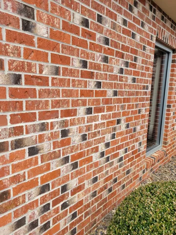 Clay texture and contrasting mortar