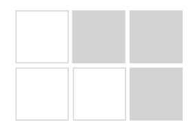 Stack bond paver arrangement