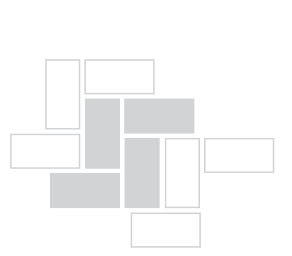 Herring bone paver arrangement