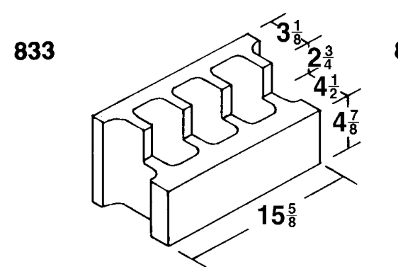 8 × 8 × 16 Header product drawing