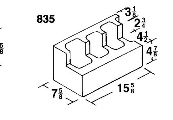 8 × 8 × 16 Regular Header Corner product drawing