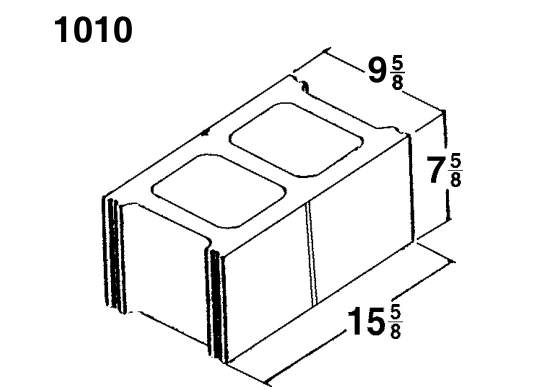 10 × 8 × 16 Vertical 2-Side product drawing