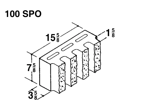4 × 8 × 16 4-Flute product drawing