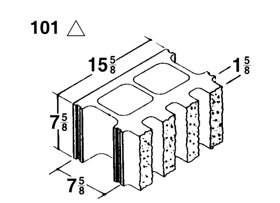 8 × 8 × 16 4-Flute product drawing