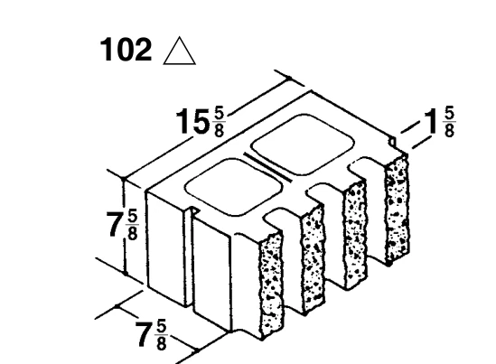 8 × 8 × 16 4-Flute C-Corner product drawing