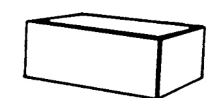 Ground Stone — One Ground Face, Top And End product drawing
