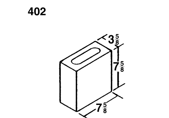 4 × 8 × 8 Common product drawing