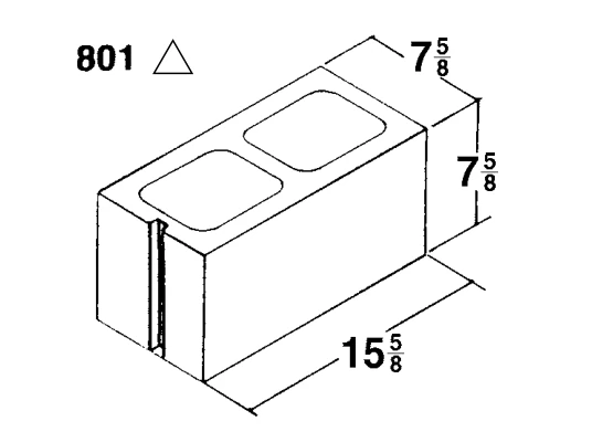 8 × 8 × 16 Combination Corner product drawing