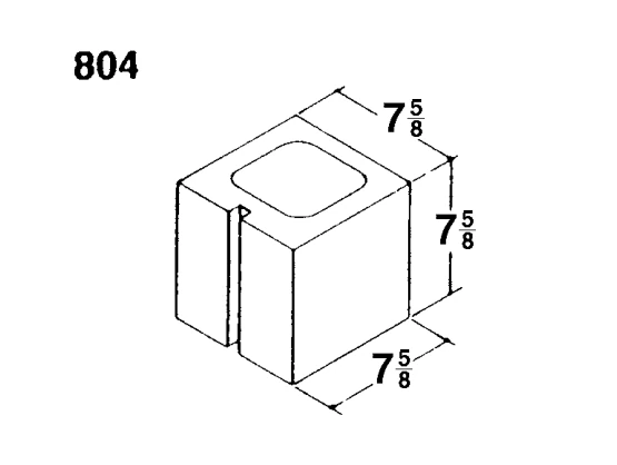 8 × 8 × 8 Combination Corner product drawing