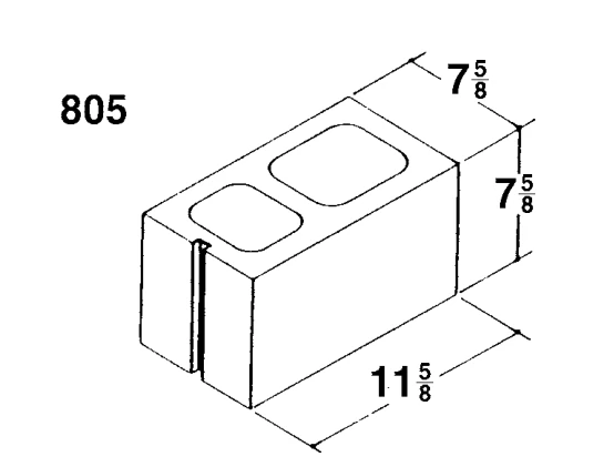 8 × 8 × 12 Combination Corner product drawing