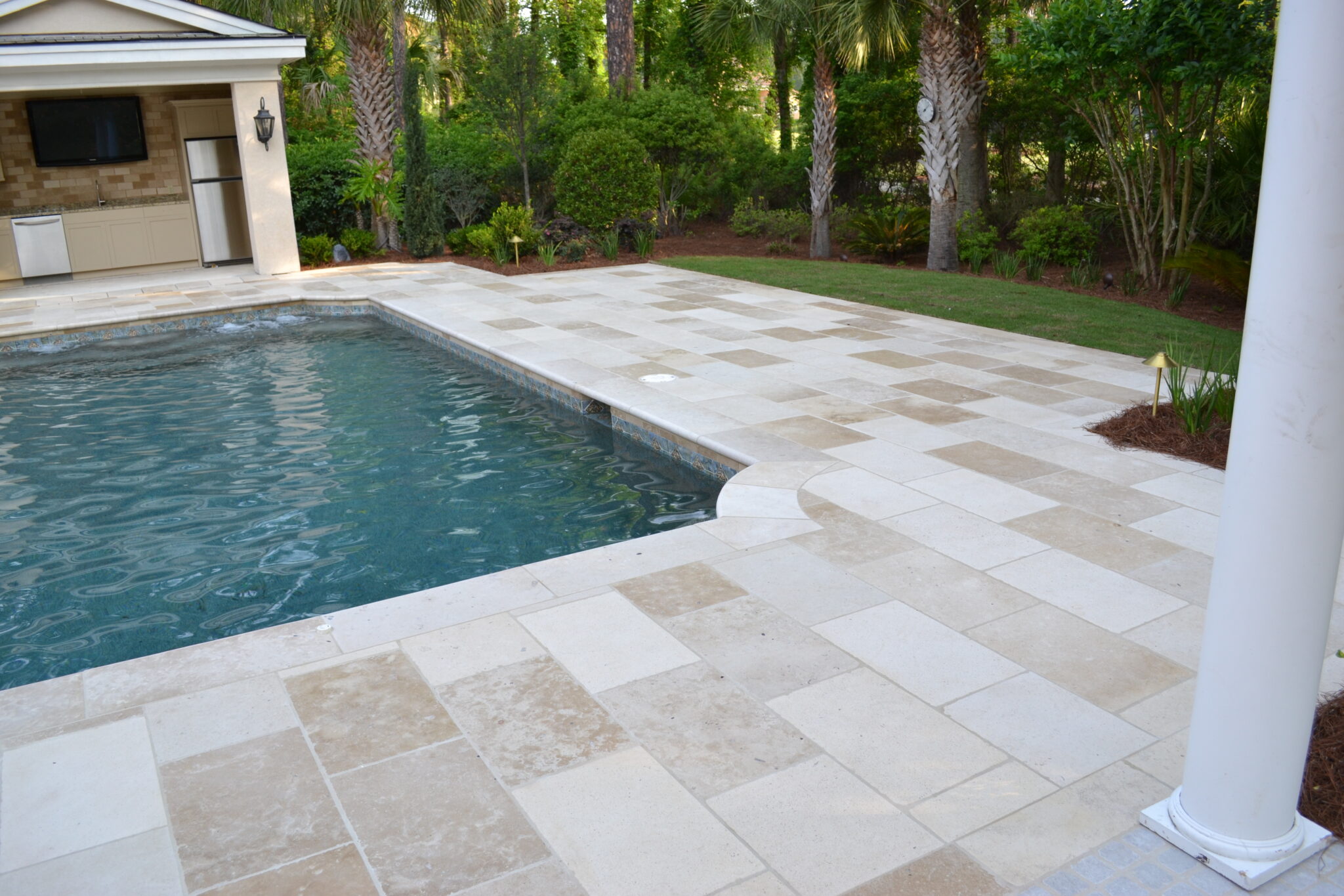 Custom Stone Pool Coping — Format reference