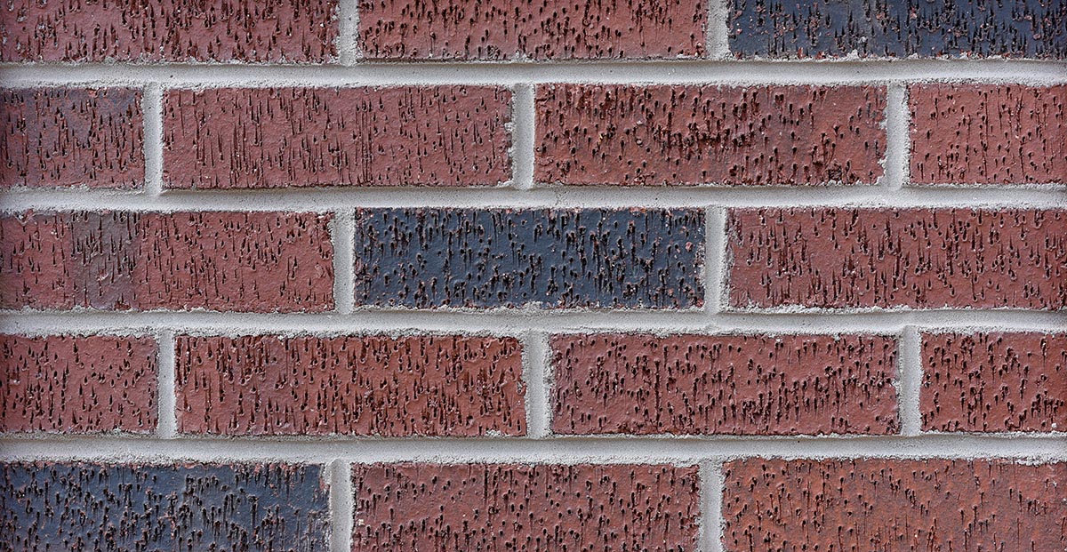 Bark Tex Mingled — full-brick color reference; thin brick made to order