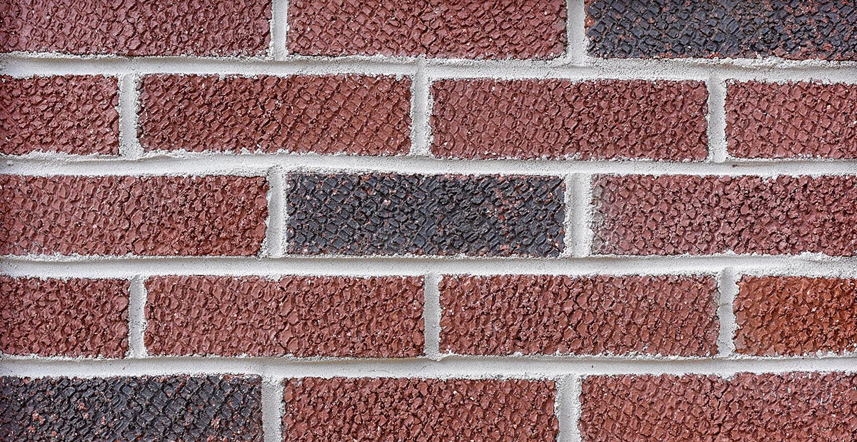 Mat Tex Mingled — full-brick color reference; thin brick made to order